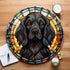 Cocker Spaniel Black Glass Suncatcher Worktop Saver